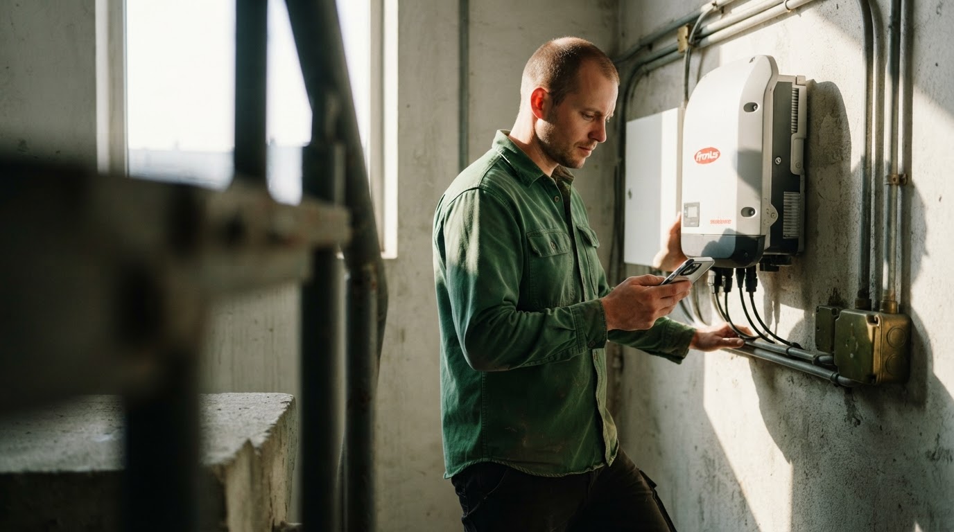 איך לבצע connect SolarEdge to WhatsApp חיבור ממיר תוך שתי דקות